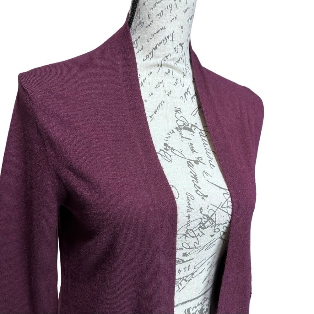 Evolution Burgundy Cardigan Size XS NWT - Picture 2 of 8